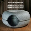 "Hide-and-seek" Cozypode Cat Tunnel Bed