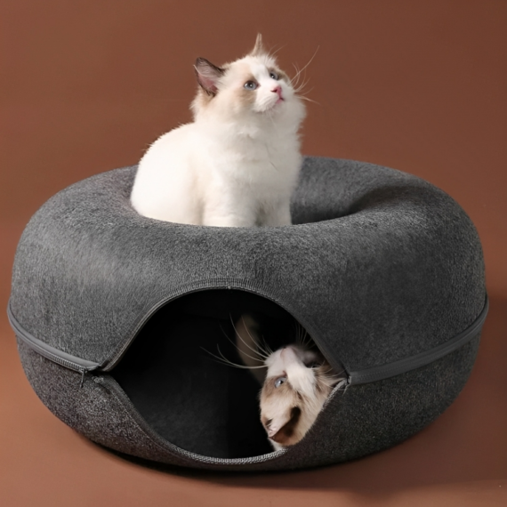 "Hide-and-seek" Cozypode Cat Tunnel Bed
