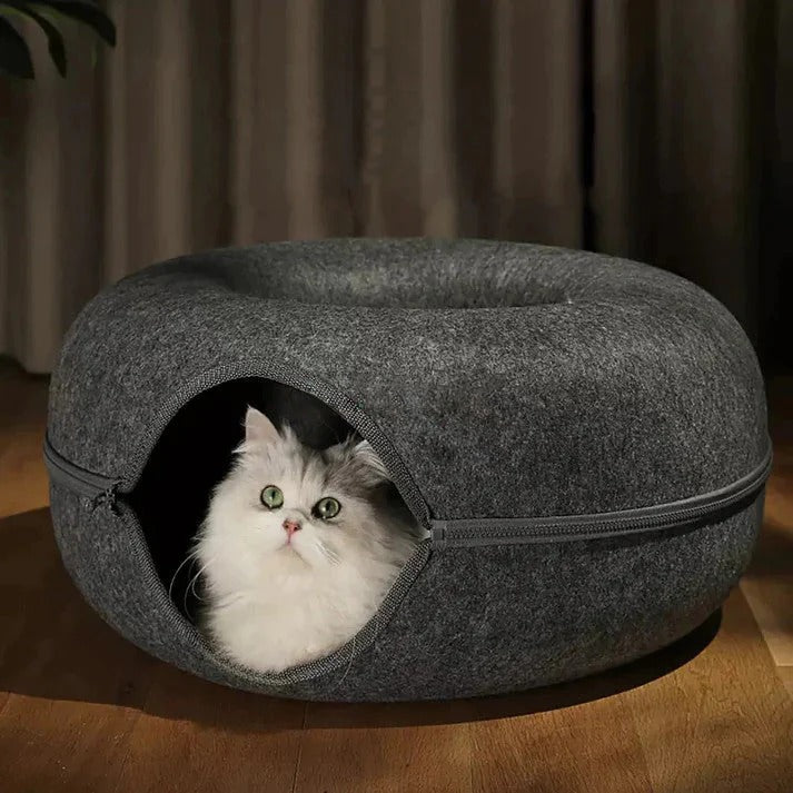 "Hide-and-seek" Cozypode Cat Tunnel Bed