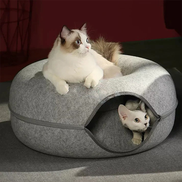 "Hide-and-seek" Cozypode Cat Tunnel Bed