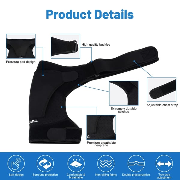 HOT SALE - 60% OFF - Footpathemed Compression Shoulder Brace