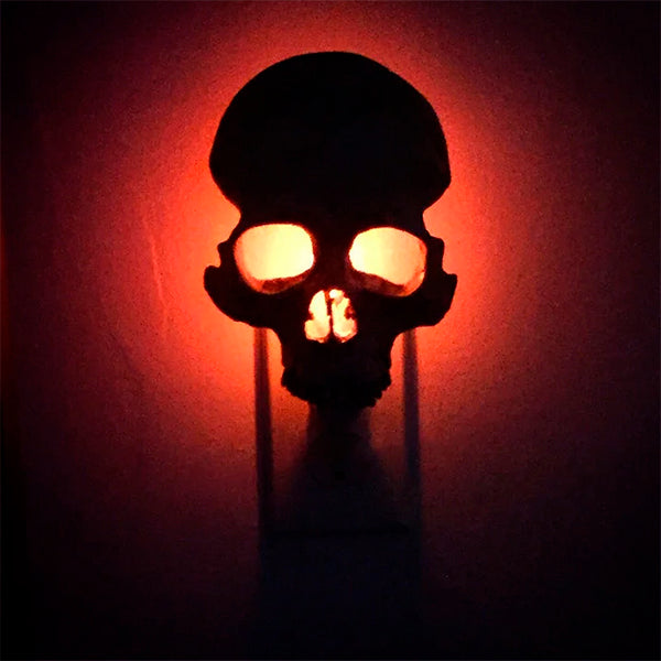 Hyper-realistic Human Skull Night Light