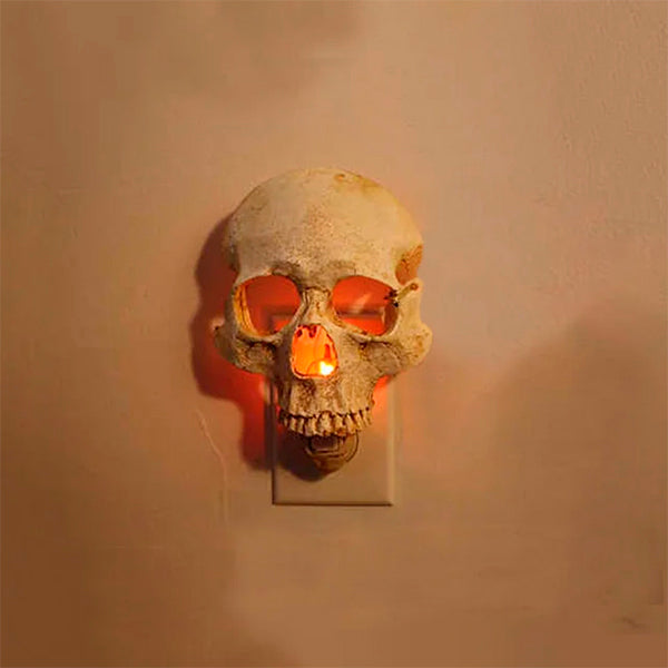 Hyper-realistic Human Skull Night Light