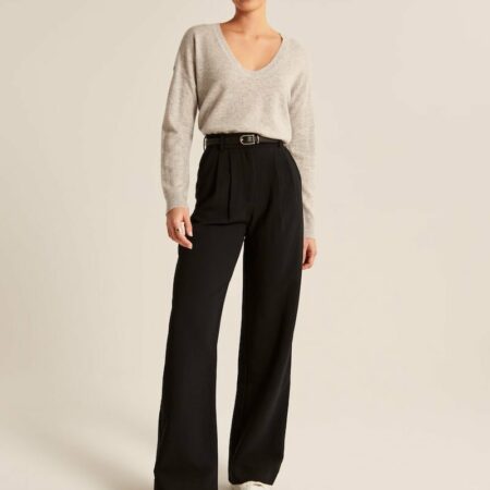 Icy Lightweight Tailored Wide Leg Pants