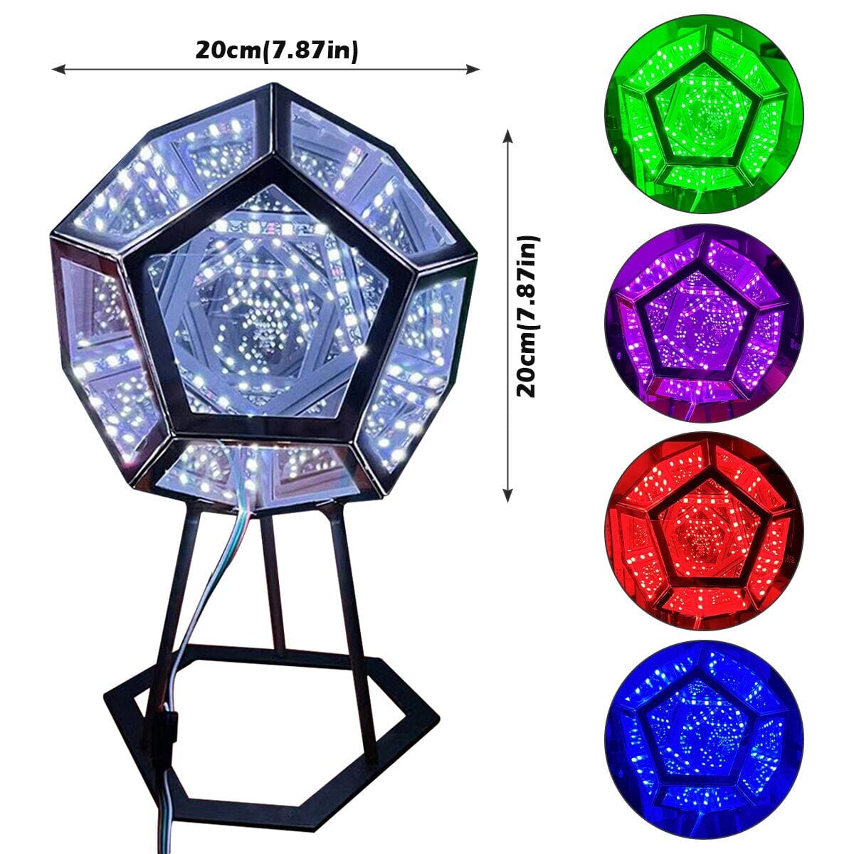 InfinityGlow Lamp Magic LED Lamp with remote