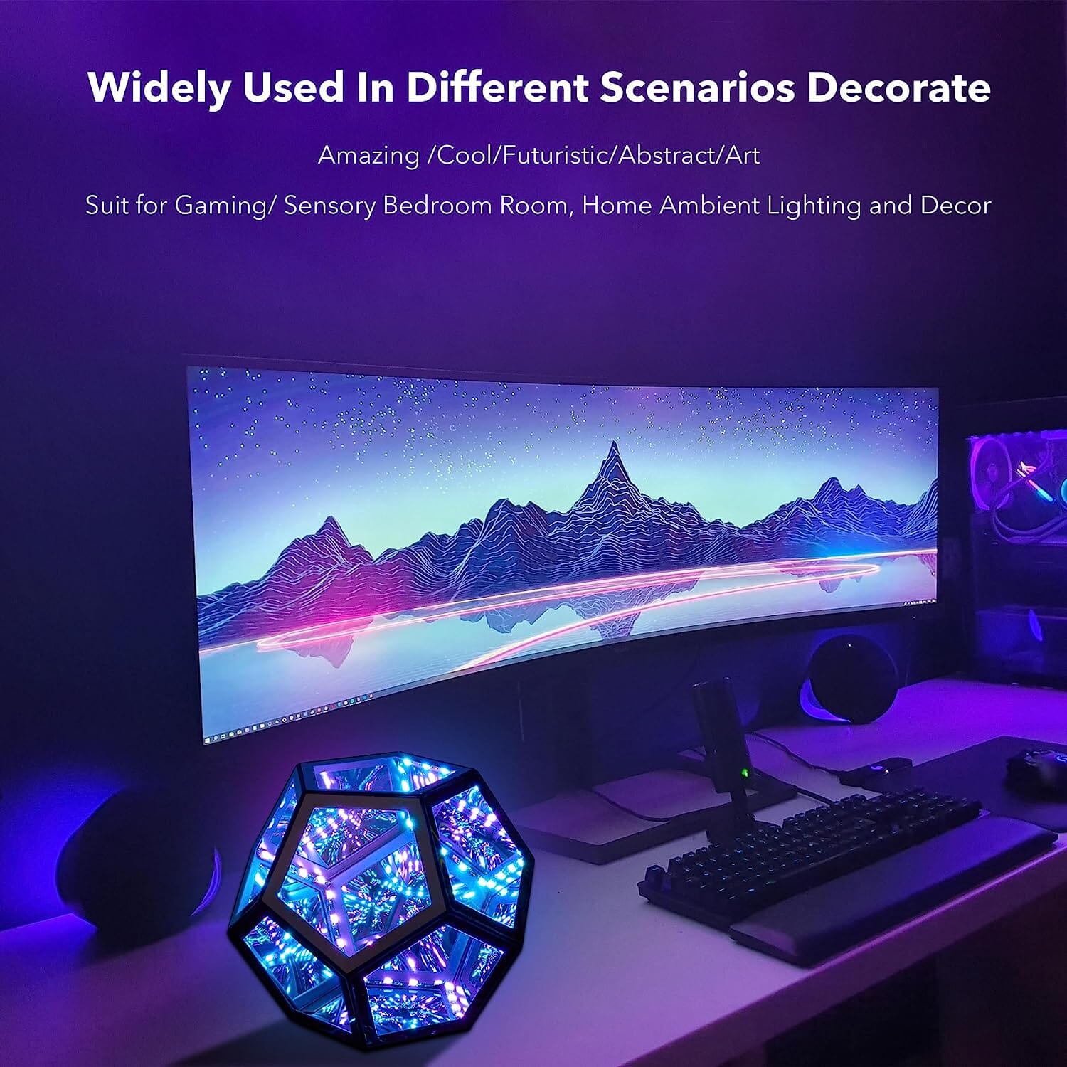 InfinityGlow Lamp Magic LED Lamp with remote