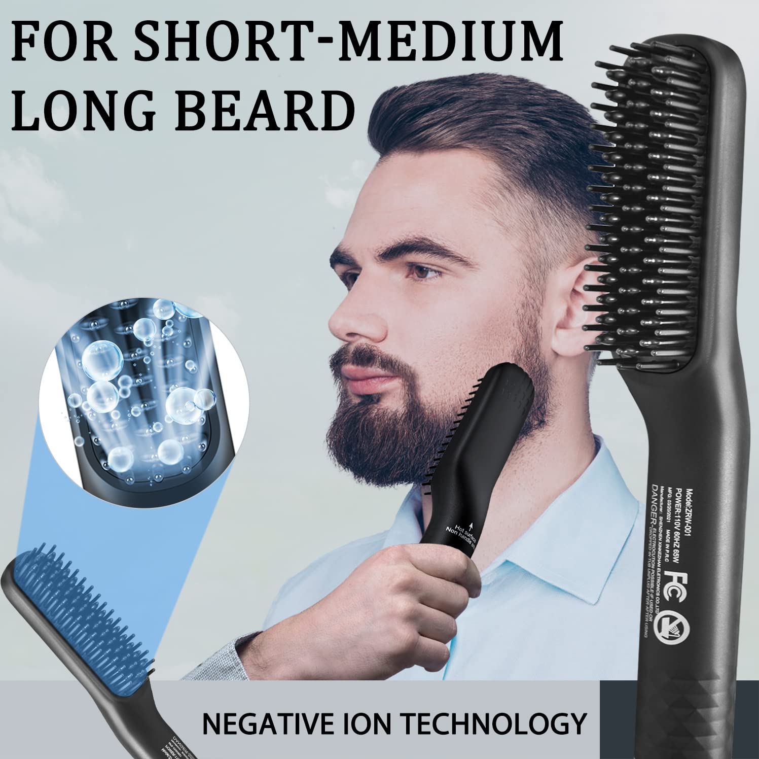 Ion 3-in-1 Men's Beard Straightener