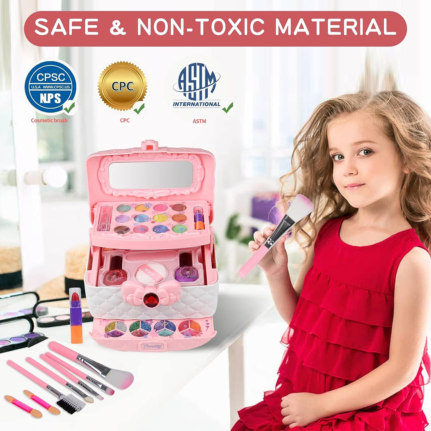 Kids Washable Makeup Beauty Kit