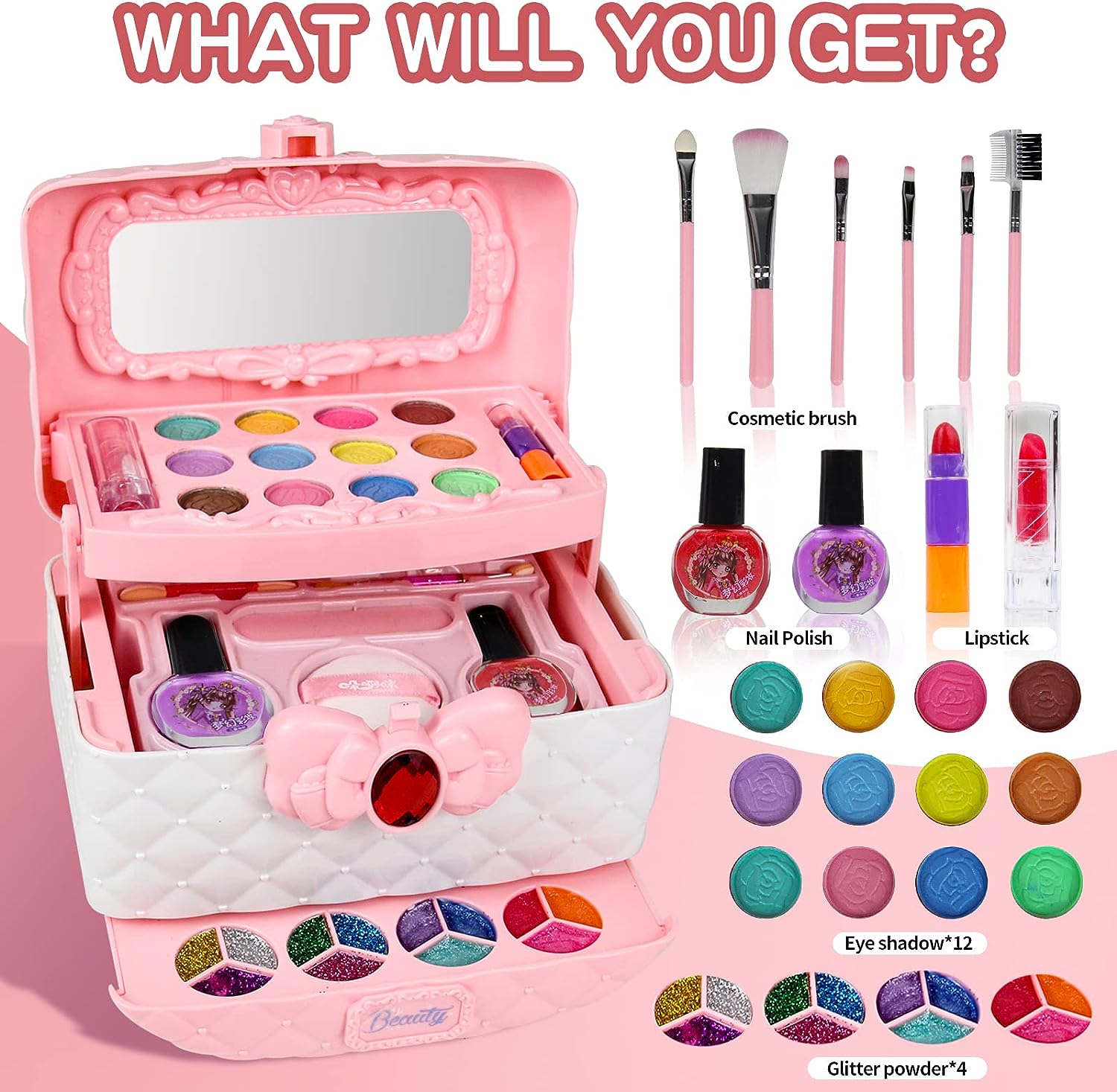 Kids Washable Makeup Beauty Kit