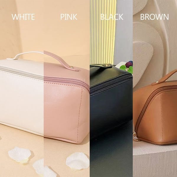 Large capacity travel cosmetic bag