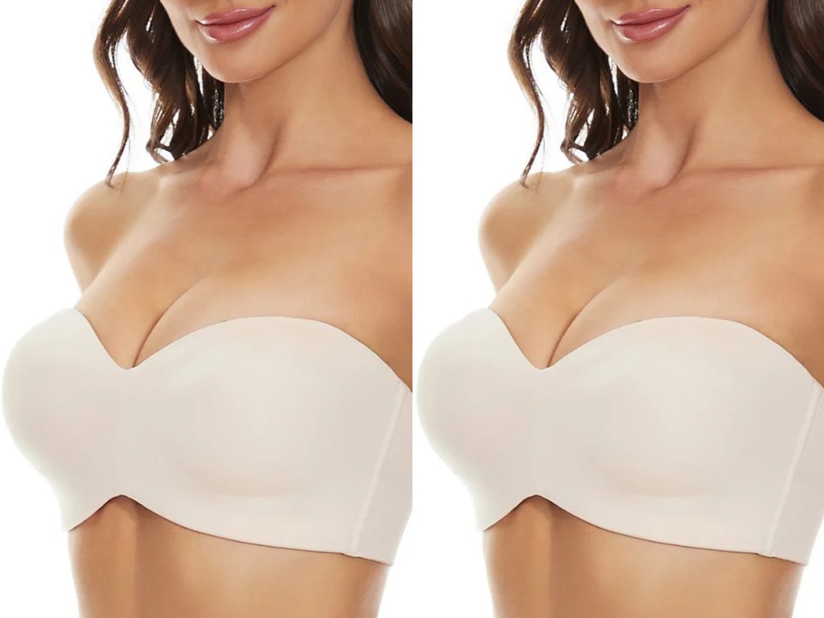 LAST DAY 49% OFF - Full Support Non-Slip Convertible Bandeau Bra