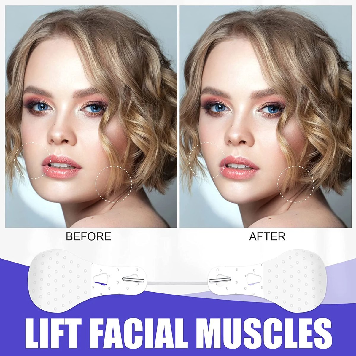 LAST DAY-49%OFF - New Ultra Invisible Waterproof Face Lift Stickers Complete Kit