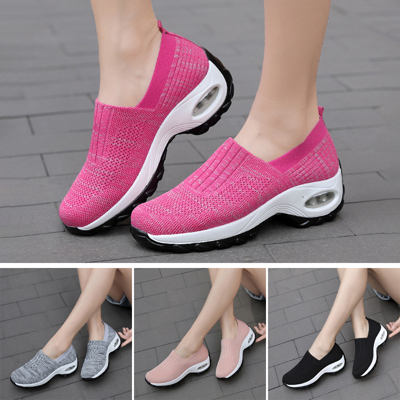 Last Day 50% OFF-Air GO-WALK Comfy Women's Orthopedic Platform Sneakers