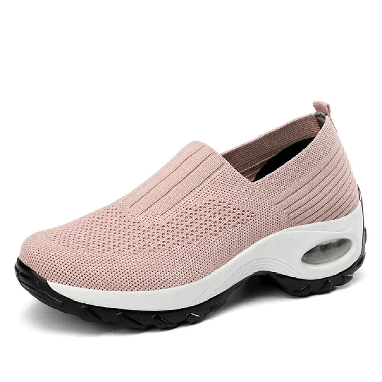 Last Day 50% OFF-Air GO-WALK Comfy Women's Orthopedic Platform Sneakers