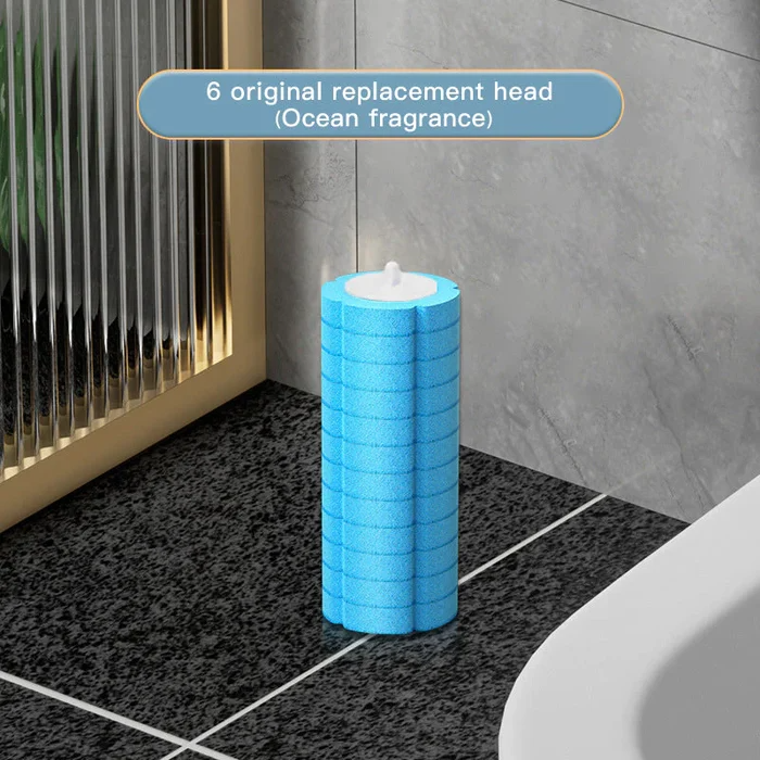 Last Day Promotion 50% OFF - Disposable Replacement Brush Head Toilet Brush Set