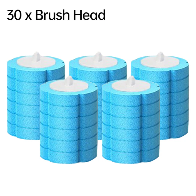 Last Day Promotion 50% OFF - Disposable Replacement Brush Head Toilet Brush Set