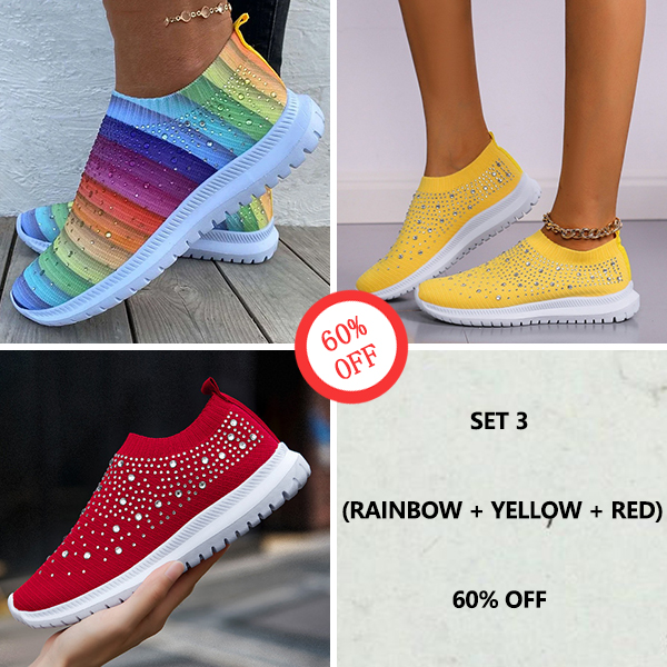 Last Day Promotion 60% - Women Slip-on Sneakers Daily Outdoors Beach Summer