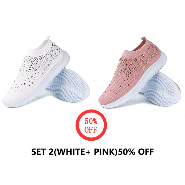 Last Day Promotion 60% - Women Slip-on Sneakers Daily Outdoors Beach Summer