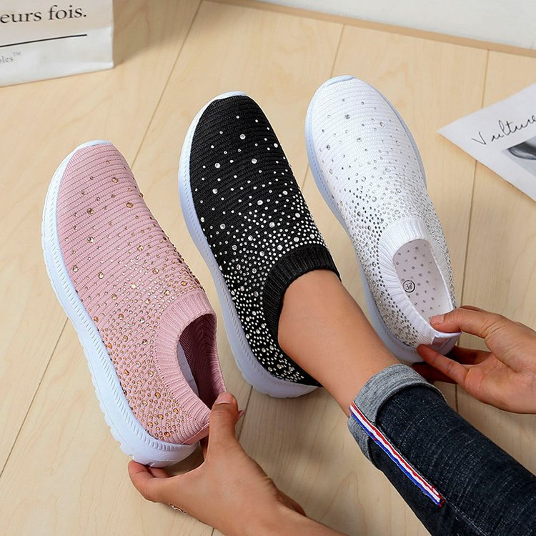 Last Day Promotion 60% - Women Slip-on Sneakers Daily Outdoors Beach Summer