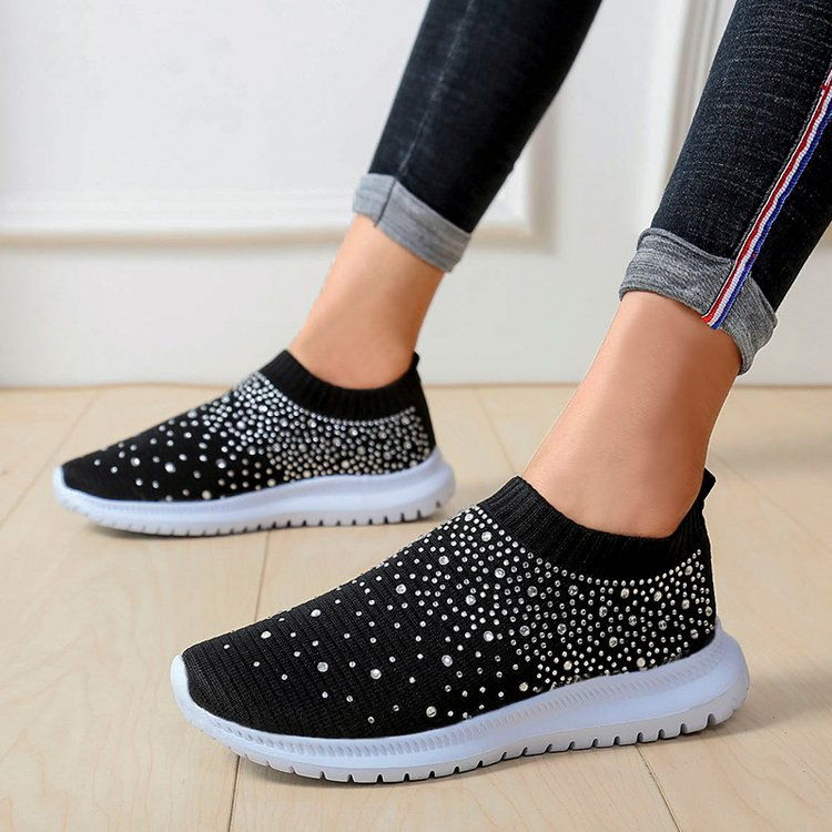 Last Day Promotion 60% - Women Slip-on Sneakers Daily Outdoors Beach Summer