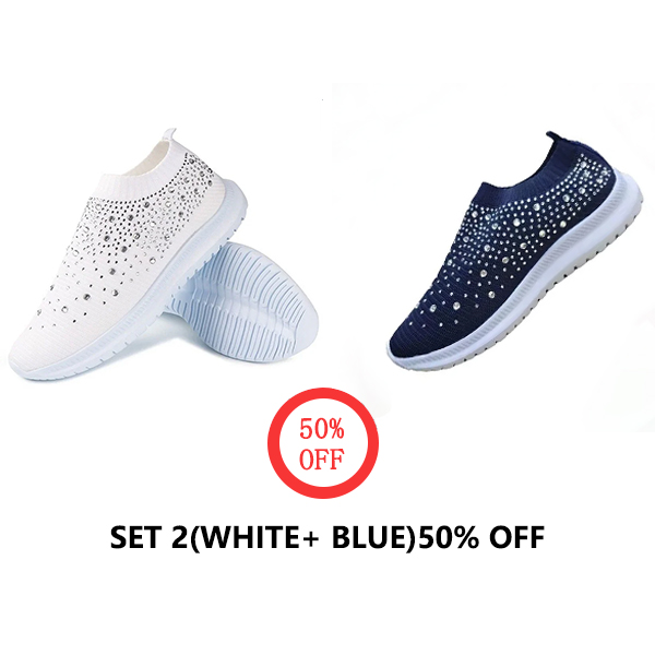 Last Day Promotion 60% - Women Slip-on Sneakers Daily Outdoors Beach Summer