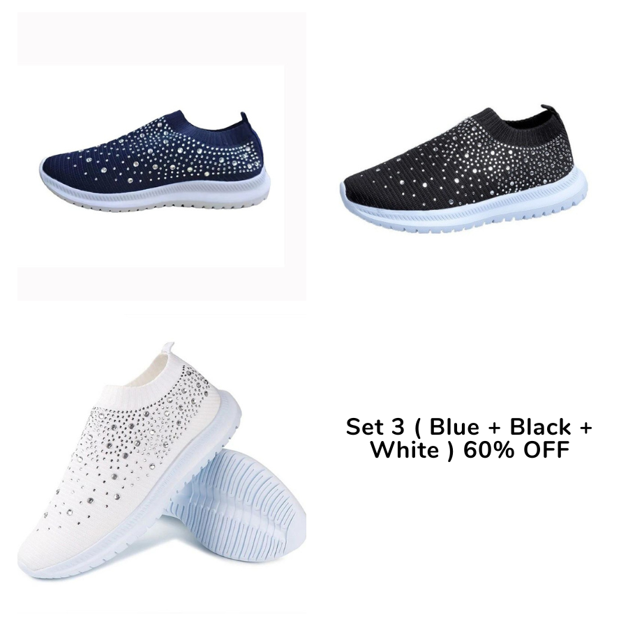 Last Day Promotion 60% - Women Slip-on Sneakers Daily Outdoors Beach Summer