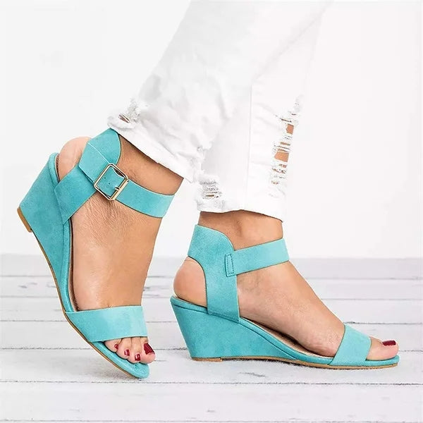 Last Day Promotion 60% OFF) Women's Comfortable Orthopedic Wedge Open Toe Sandals