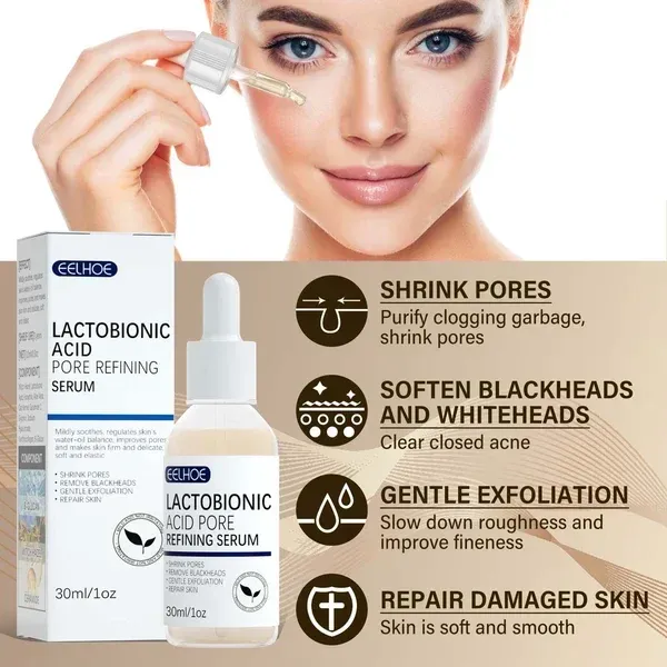 LAST DAY PROMOTION 80% OFF – LACTOBIONIC ACID PORE CONTRACTION FACE SERUM