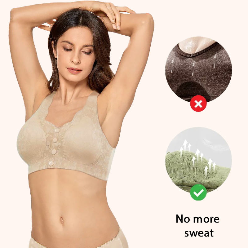 LAST DAY SALE 60% - Zero Feel Lace Full Coverage Front Closure Bra