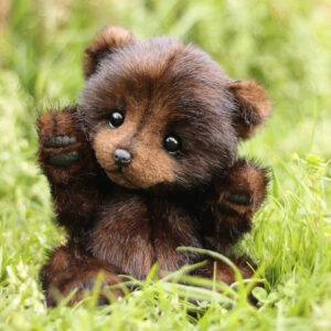 (LIMITED EDITION)  Artisanal Masterpieces: Handmade Plush Baby Bears