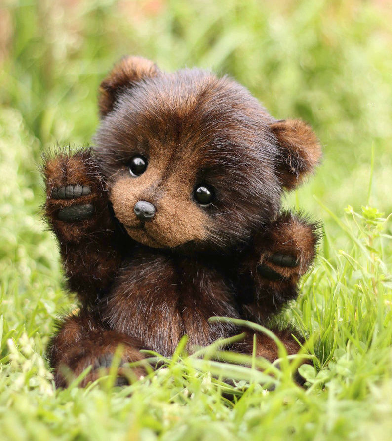 (LIMITED EDITION)  Artisanal Masterpieces: Handmade Plush Baby Bears