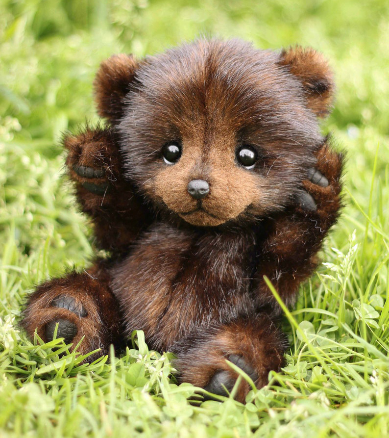 (LIMITED EDITION)  Artisanal Masterpieces: Handmade Plush Baby Bears