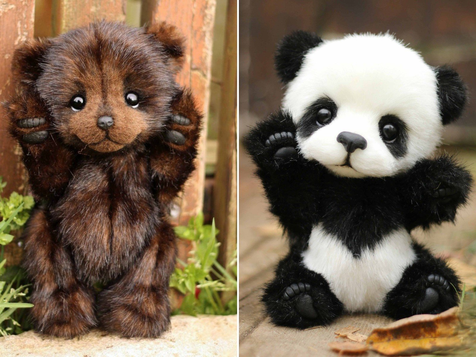 (LIMITED EDITION)  Artisanal Masterpieces: Handmade Plush Baby Bears