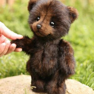 (LIMITED EDITION)  Artisanal Masterpieces: Handmade Plush Baby Bears