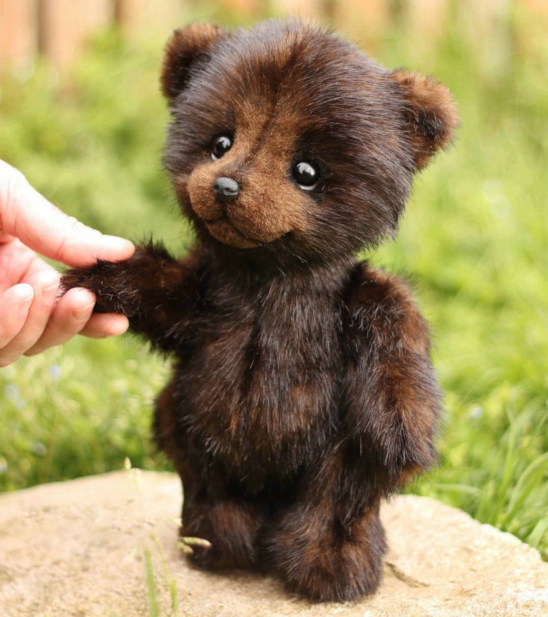 (LIMITED EDITION)  Artisanal Masterpieces: Handmade Plush Baby Bears