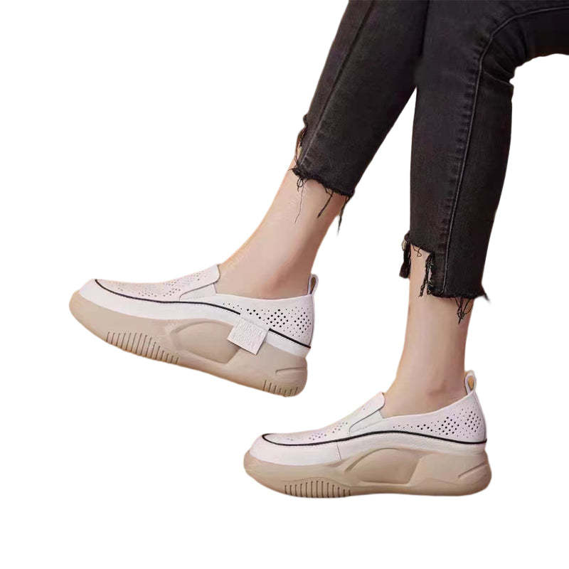 LIMITED TIME OFFER: 50% OFF - 2023 NEW WOMEN'S ITALIAN HANDMADE THICK-SOLED LEATHER SHOES