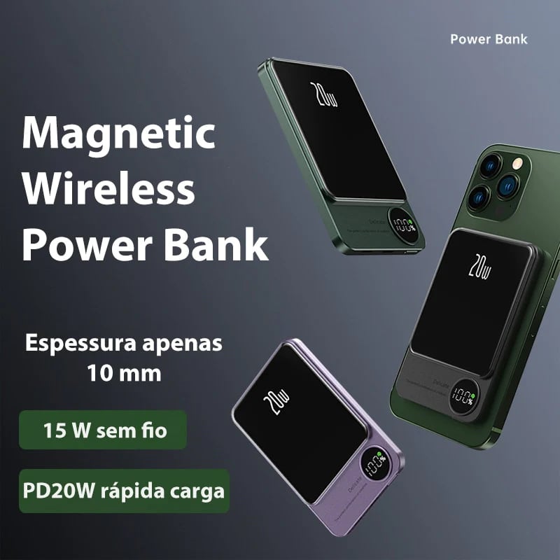 Magnetic Wireless Powerbank