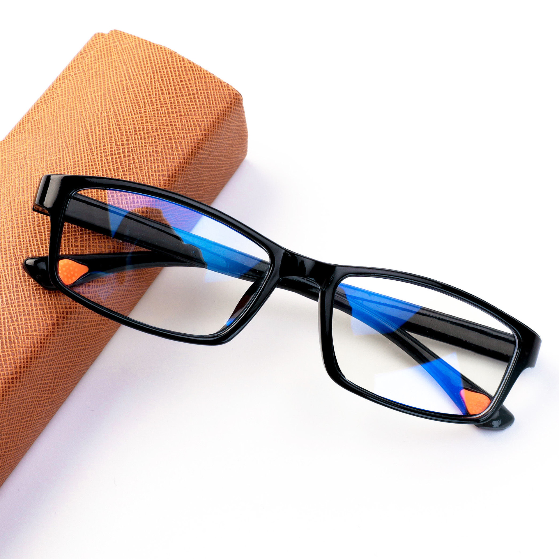 MEN'S ANTI-BLUE READING GLASSES ULTRALIGHT SQUARE GLASSES