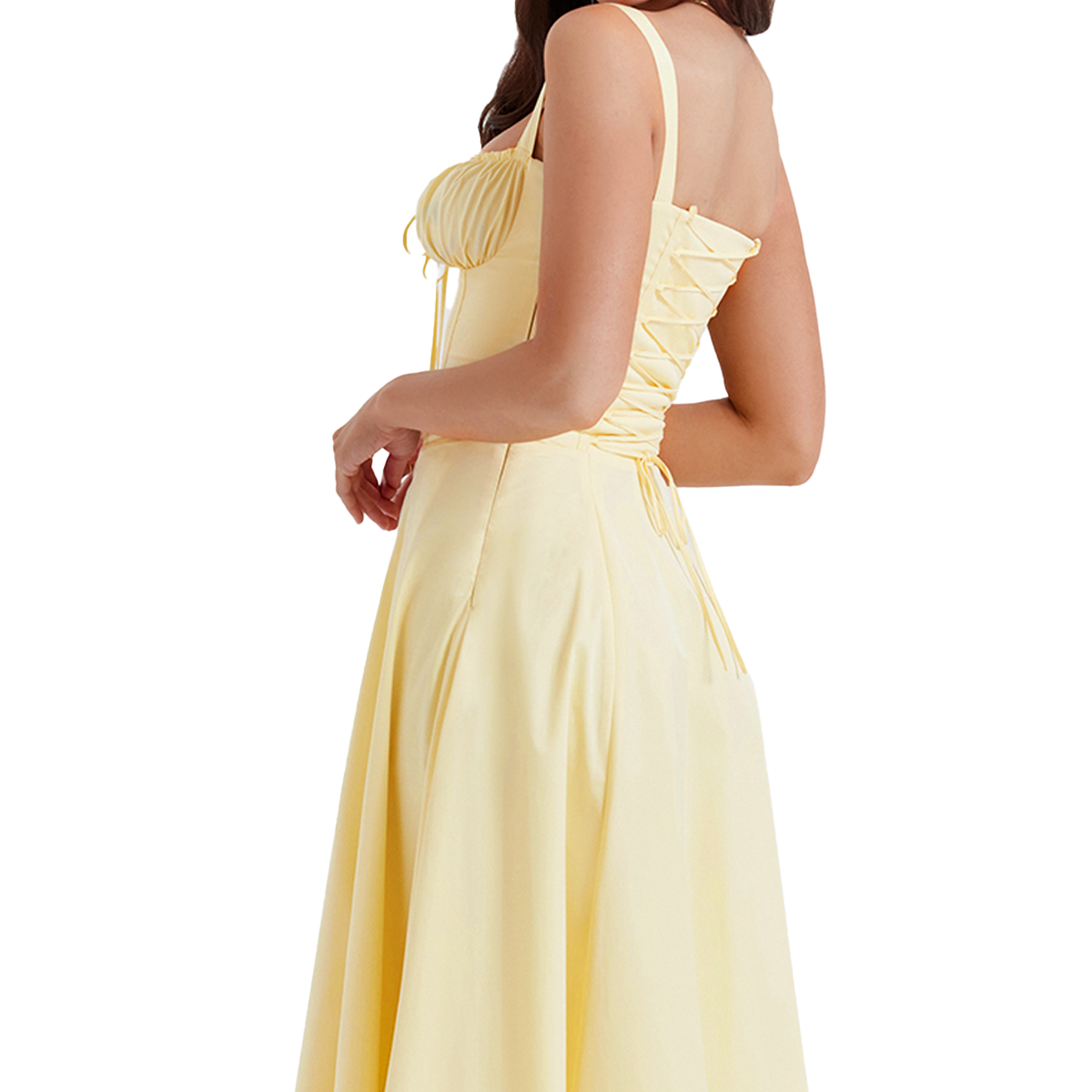 Midi Bustier Corset Sun Dress