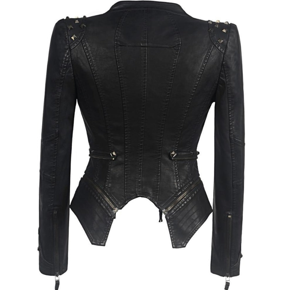 Midnight Shadow Leather Jacket