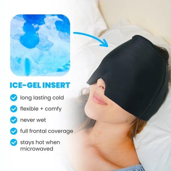 Migraine Relief Cap (Comfortable & Stretchy Ice Cap)