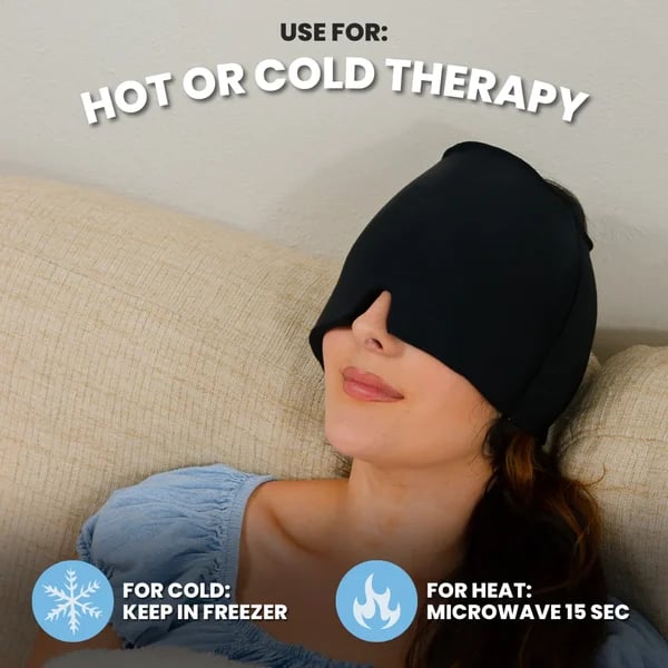 Migraine Relief Cap (Comfortable & Stretchy Ice Cap)