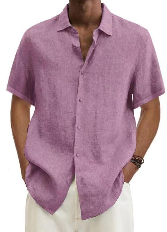 Natural Dyeing Short Sleeves Shirt 