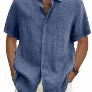 Natural Dyeing Short Sleeves Shirt 