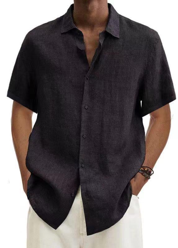 Natural Dyeing Short Sleeves Shirt 