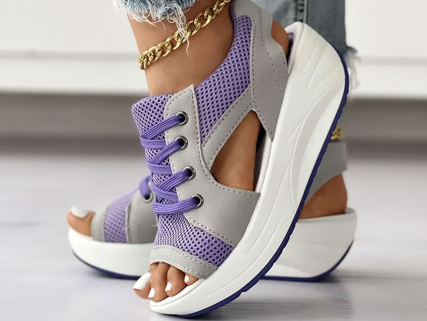 Open Toe Platform Sneaker Sandals