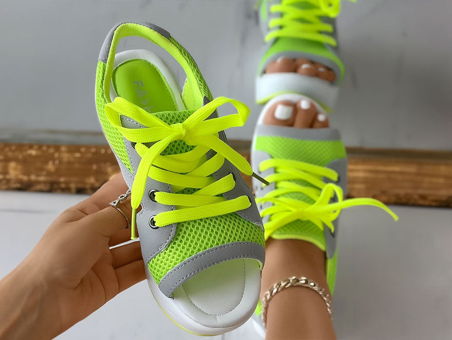 Open Toe Platform Sneaker Sandals