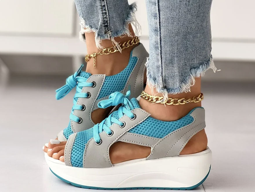 Open Toe Platform Sneaker Sandals