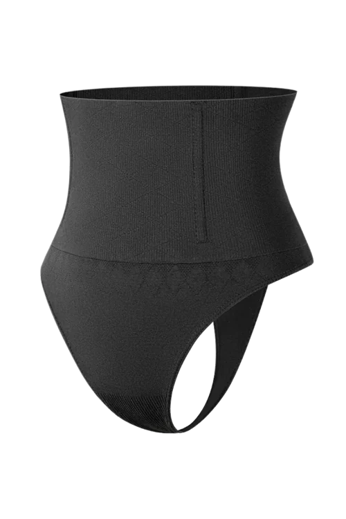 Plus Size High Waist Tummy Control Thong