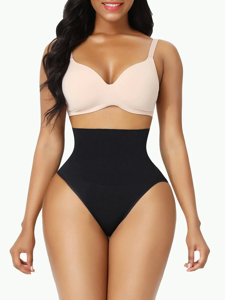 Plus Size High Waist Tummy Control Thong